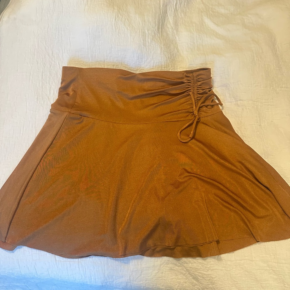 Free people Bronze Skirt